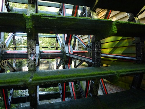 Merton Abbey Mills - water wheel exterior