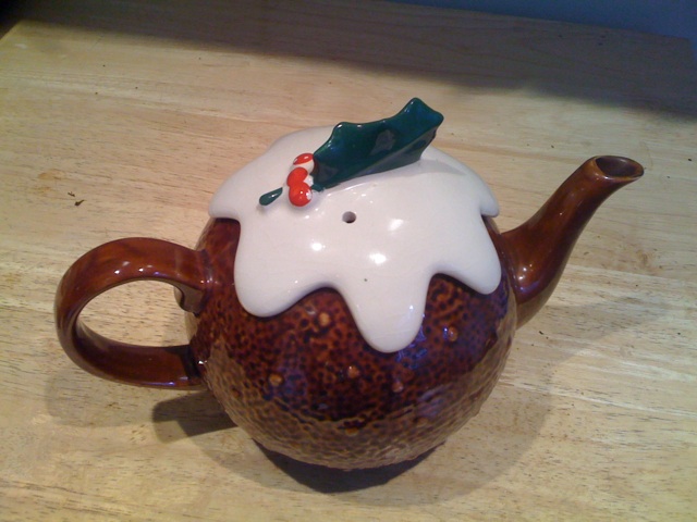 Christmas teapot