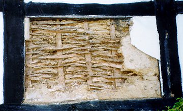 Wattle and daub panel (30K)